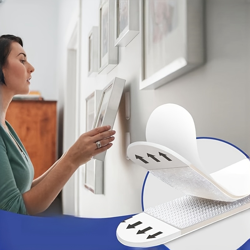 Picture Hanging Strip - 24 Pares de Tiras Resistentes para