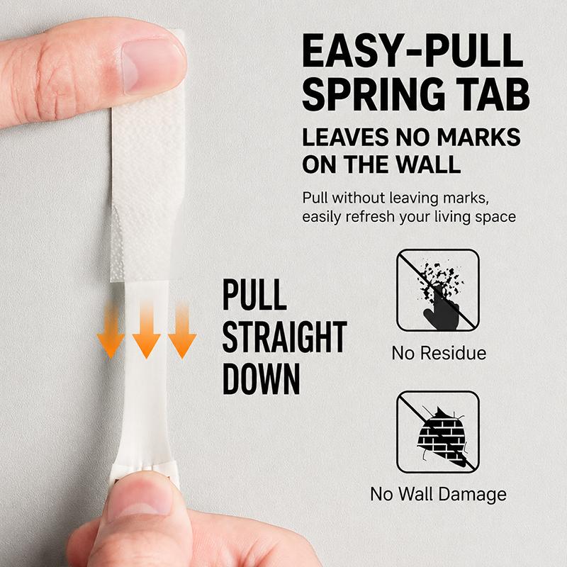 Picture Hanging Strip - 2026 NUEVO Gancho Adhesivo Resistente Sin