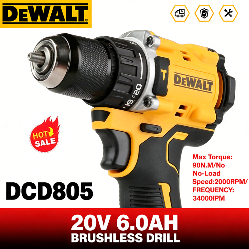 Home Improvement Expo - Taladro Atornillador Inalámbrico DEWALT DCD805 20V
