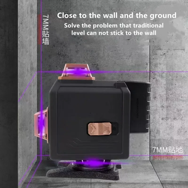 Level Laser Line - Nivel Láser 8/12/16 Líneas 360 °