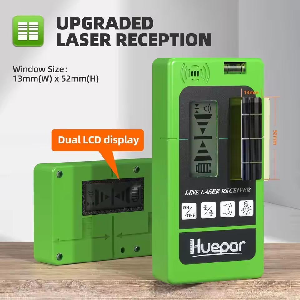 Level Laser Line - Receptor Láser Huepar LR-5RG para Nivel