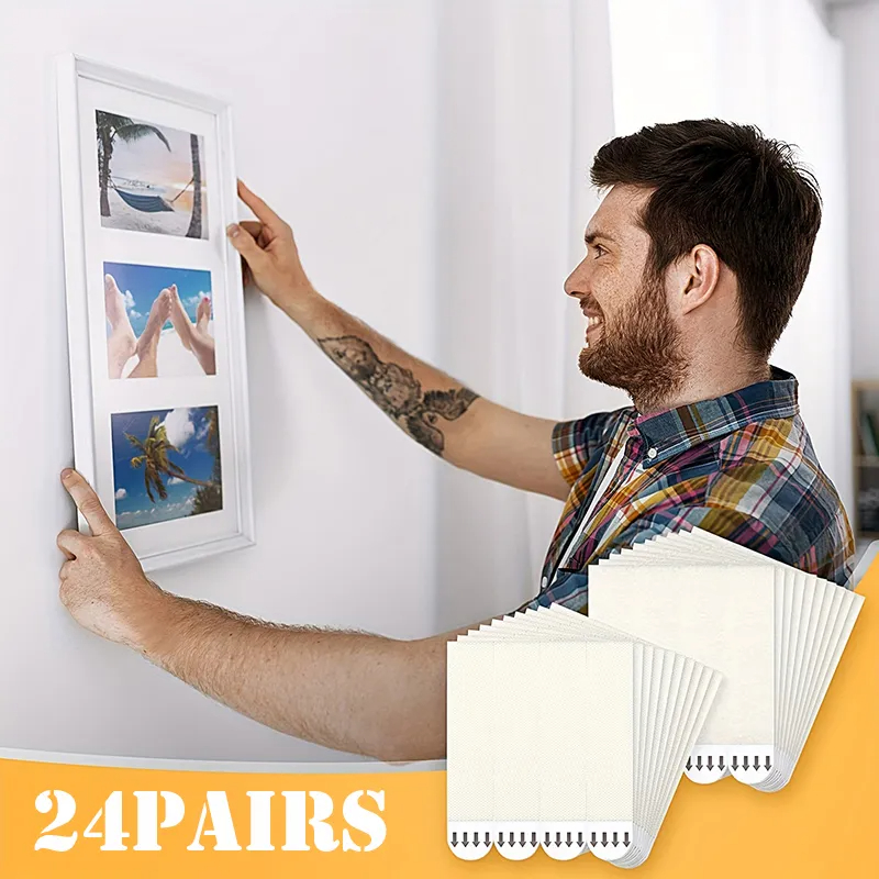 Picture Hanging Strip - Tiras adhesivas para colgar imágenes, gancho