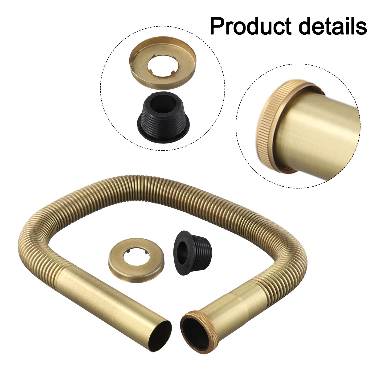 Manguera Flexible de latón, si - Home Improvement Kitchen reseña y precio