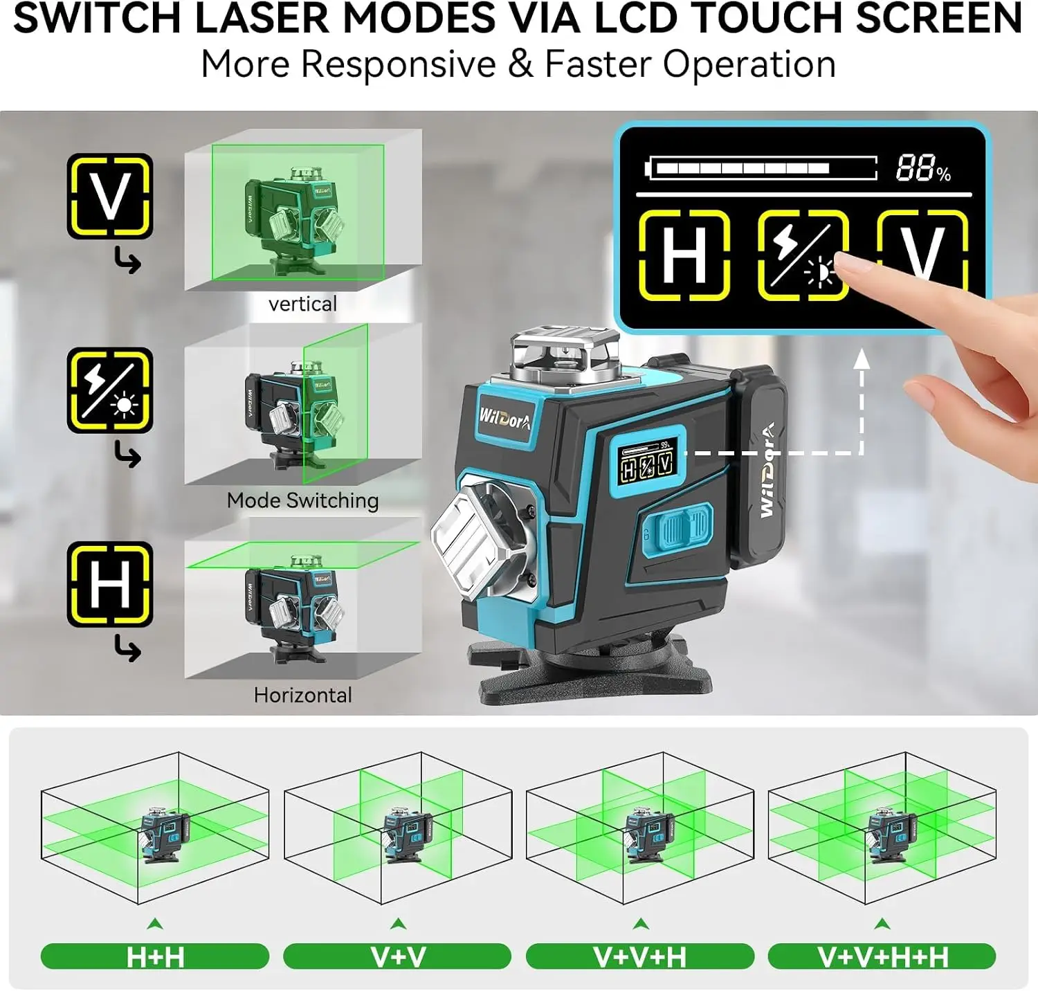 Nivel Láser con Trípode, 4x360 - Level Laser Line reseña y precio