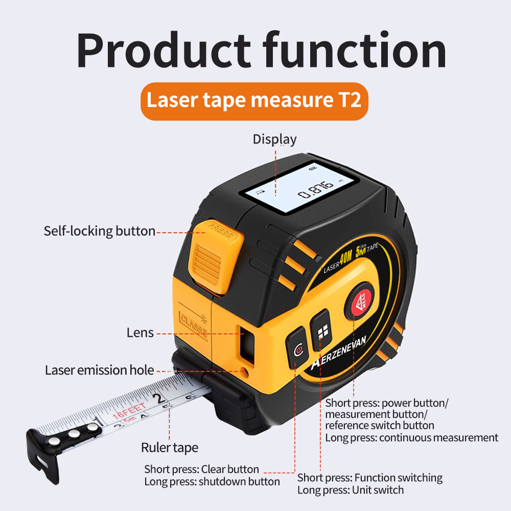 Cinta Métrica Láser de Alta Pr - Home Improvement Expo reseña y precio