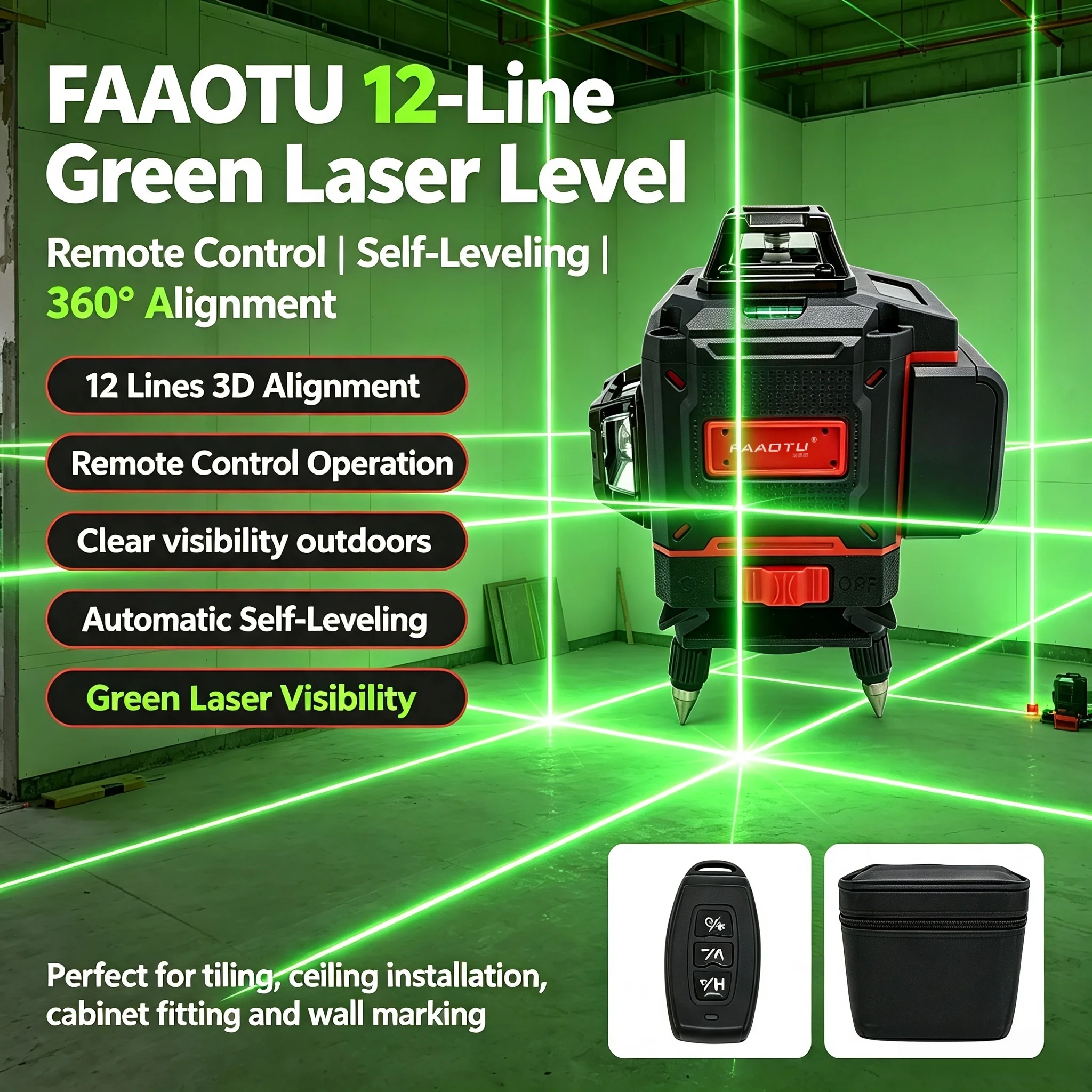 Nivel Láser de Líneas Cruzadas - Level Laser Line reseña y precio