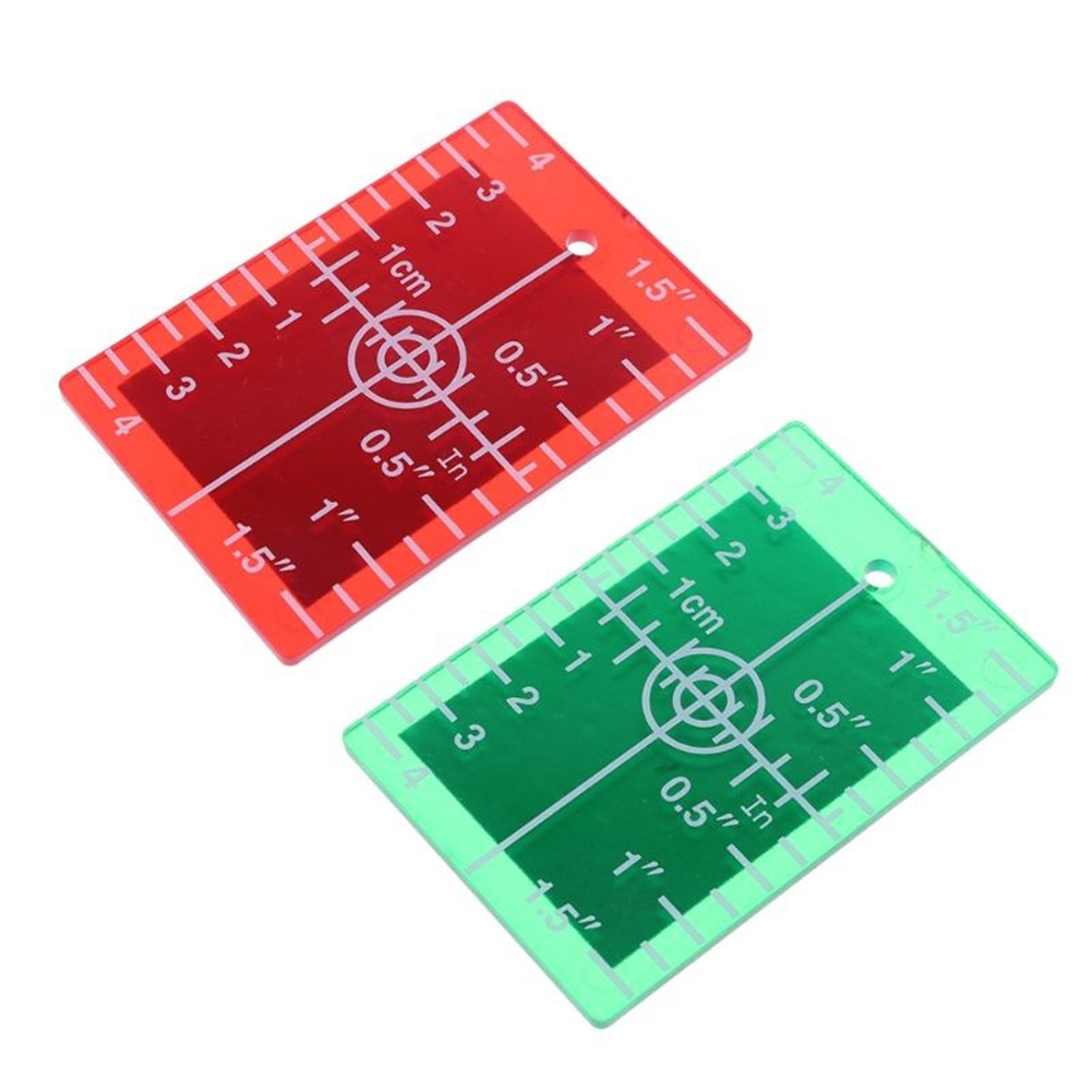 Tarjeta de objetivo de nivel l - Level Laser Line reseña y precio