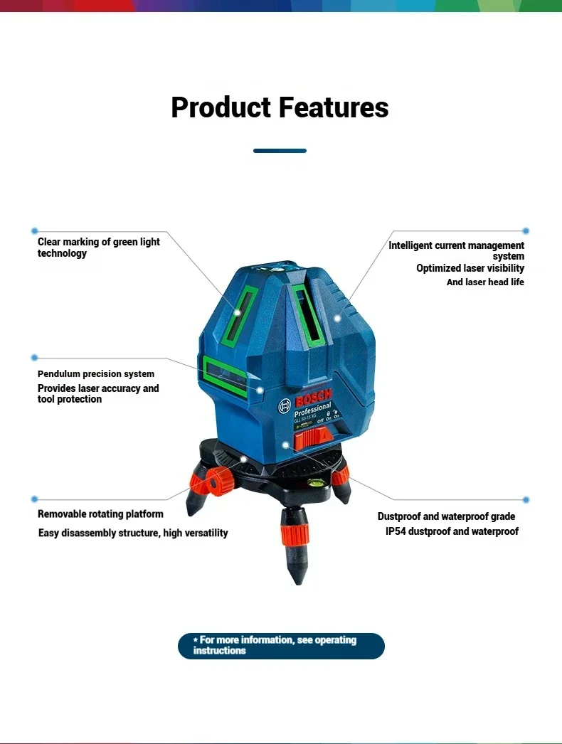 Nivel Láser Verde Bosch GLL 50 - Level Laser Line reseña y precio
