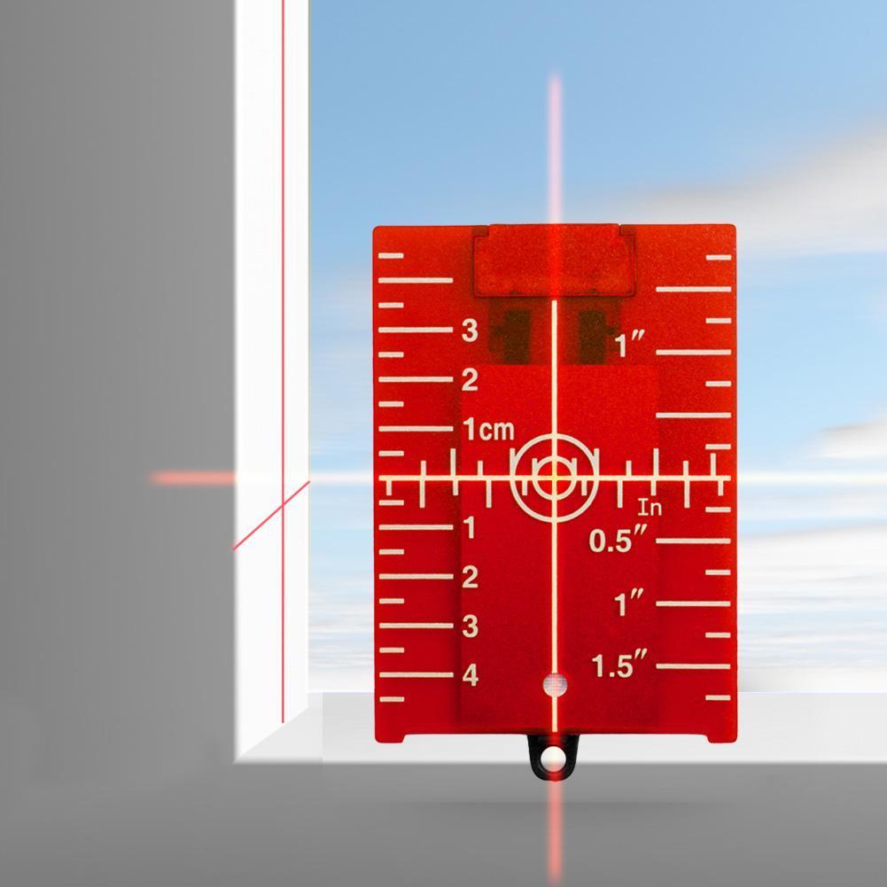 Placa de objetivo para láser v - Level Laser Line reseña y precio