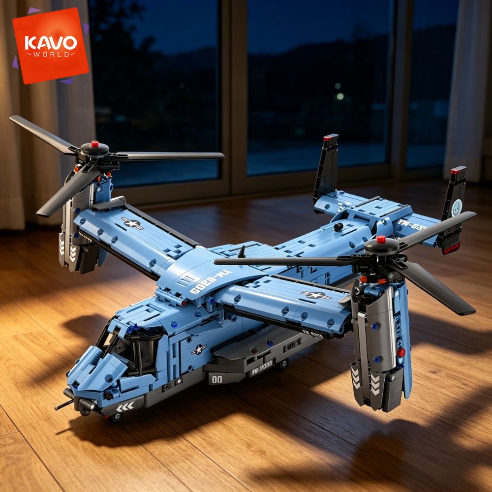 KAVOWORLD 1486PCS V-22 Osprey, - Home Improvement Expo reseña y precio