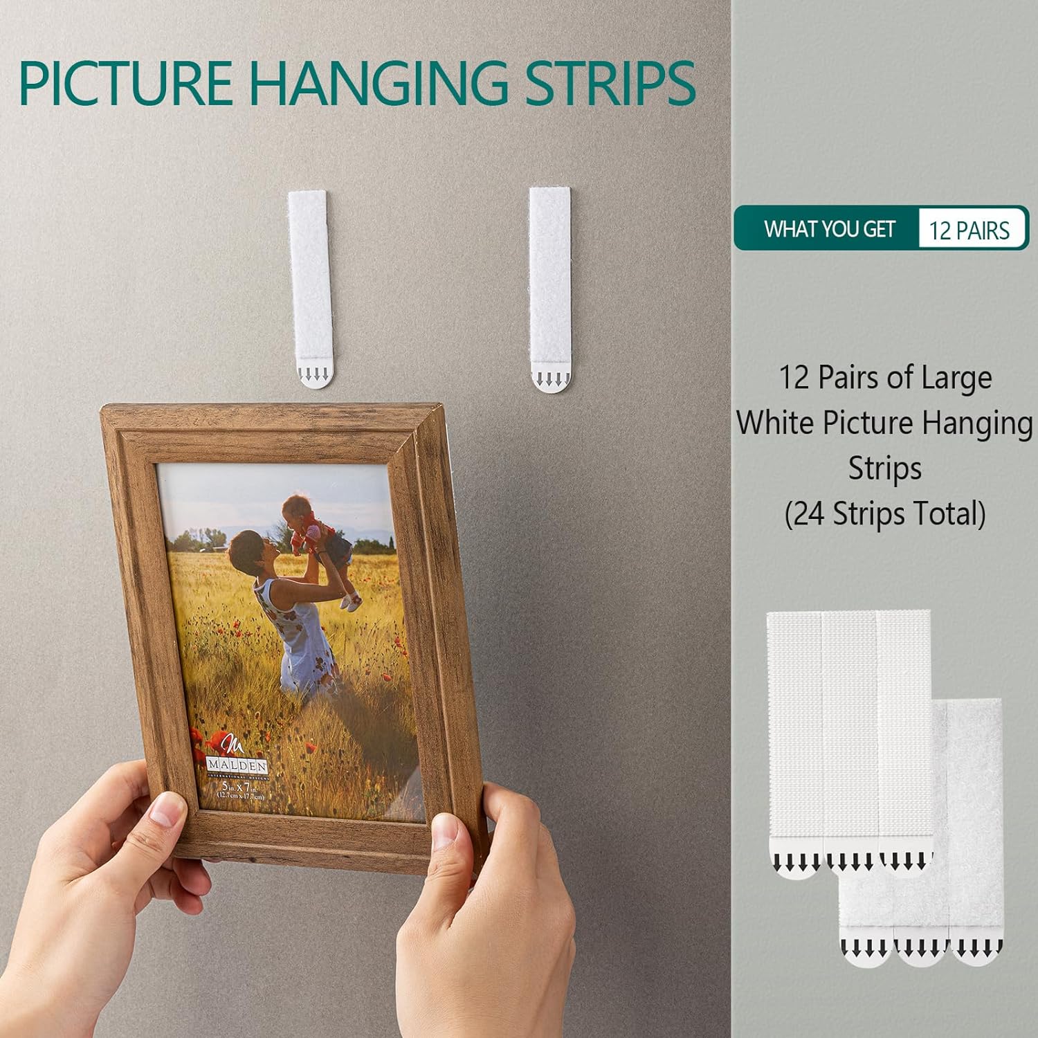 Cinta autoadhesiva de doble ca - Picture Hanging Strip reseña y precio